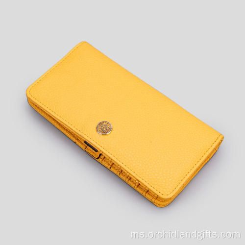 Dompet wanita wang belang kuning